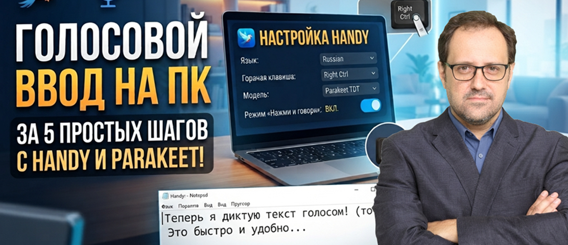 Голосовой ввод текста на компьютере